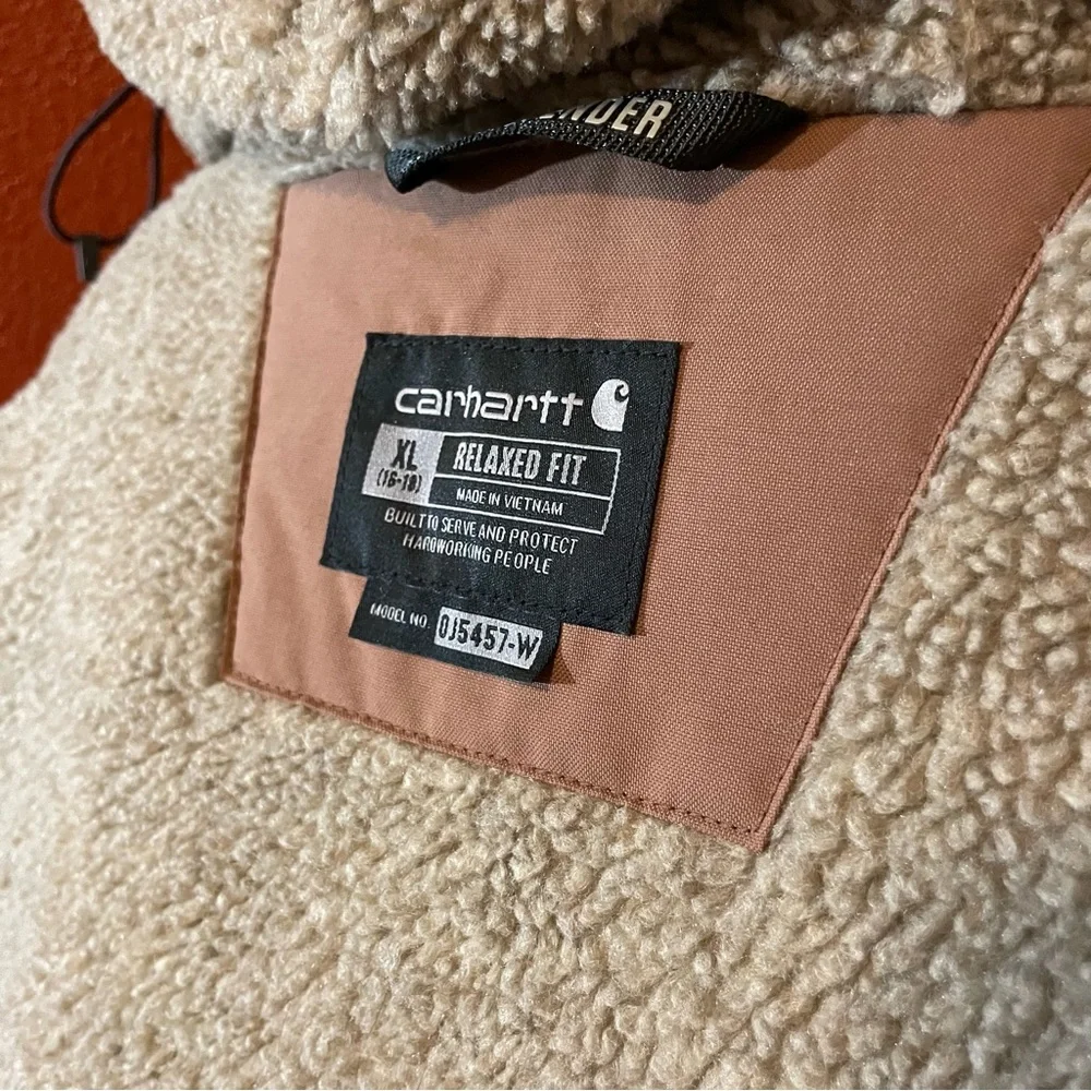 Carhartt Women’s Montana Sherpa Lined‎ Full Zip Gorpcore Work Puffer Jacket